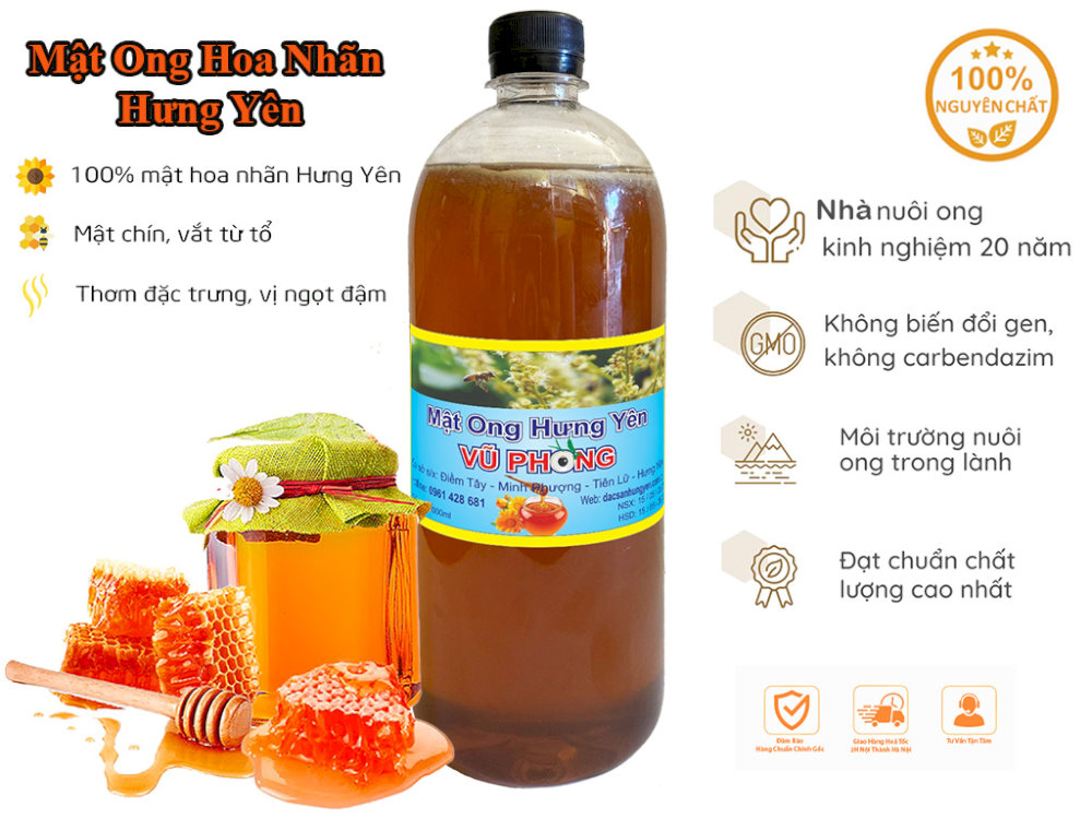 Mật ong hoa nhãn 
